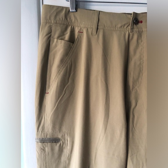 Flannel lined Tan Chinos & Khakis 36x30 relaxed fit travel ready by Avalanche. - Picture 12 of 15
